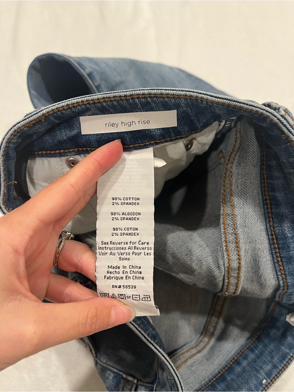 STS Blue "Riley High Rise" Distressed Jeans - Size 27 - Picture 4 of 8